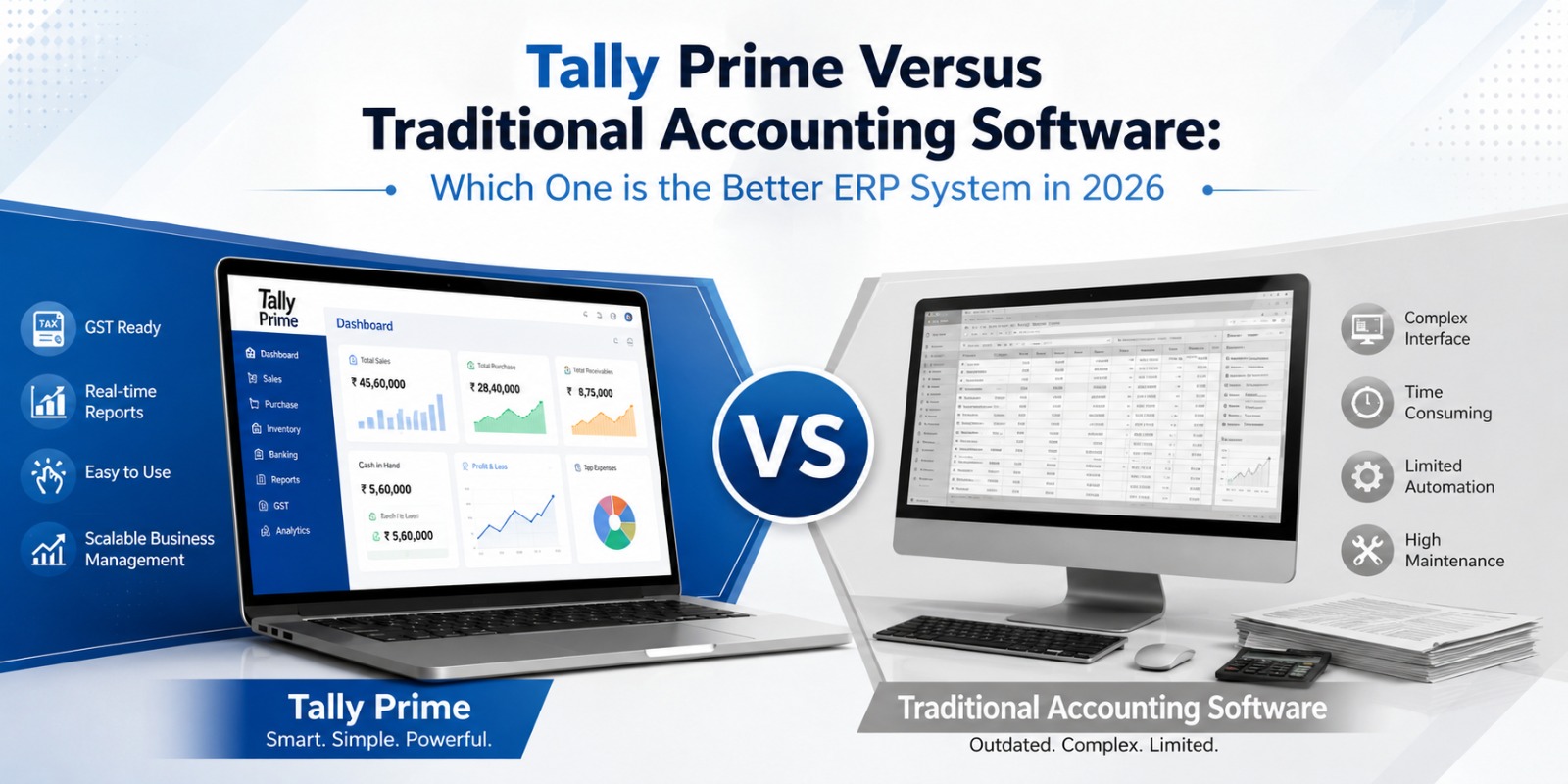 Tally Prime Versus Traditional Accounting Software: Which One is the Better ERP System in 2026